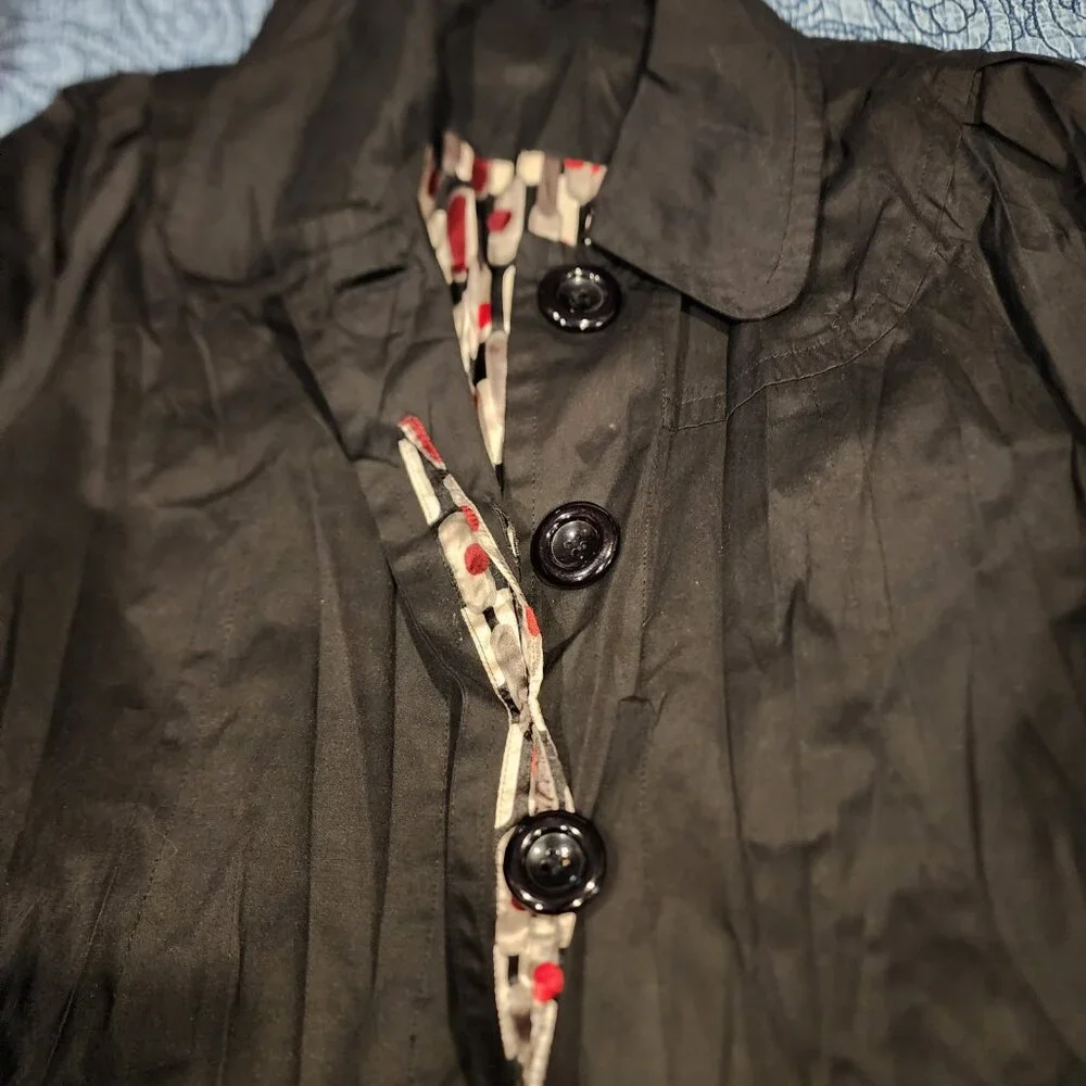 Black Ambition Trench Coat | Large - Picture 3 of 5